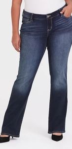 Relaxed Boot Jean Vintage Stretch Dark Wash